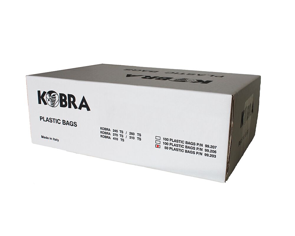 Πλαστικές σακούλες κουτί 50 τμχ για καταστροφέα εγγράφων Kobra P/N 99-203